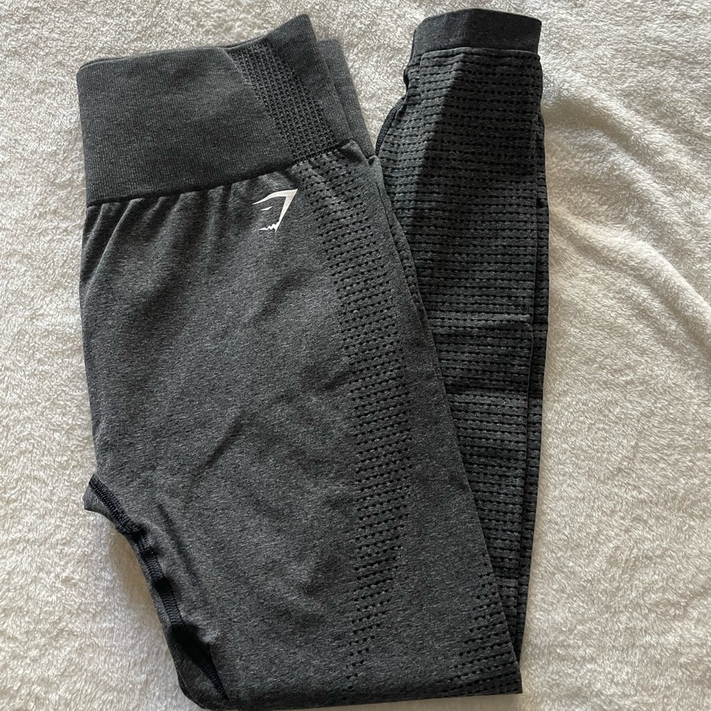 Gymshark Vital Seamless 2.0 Leggings- Charcoal Marl